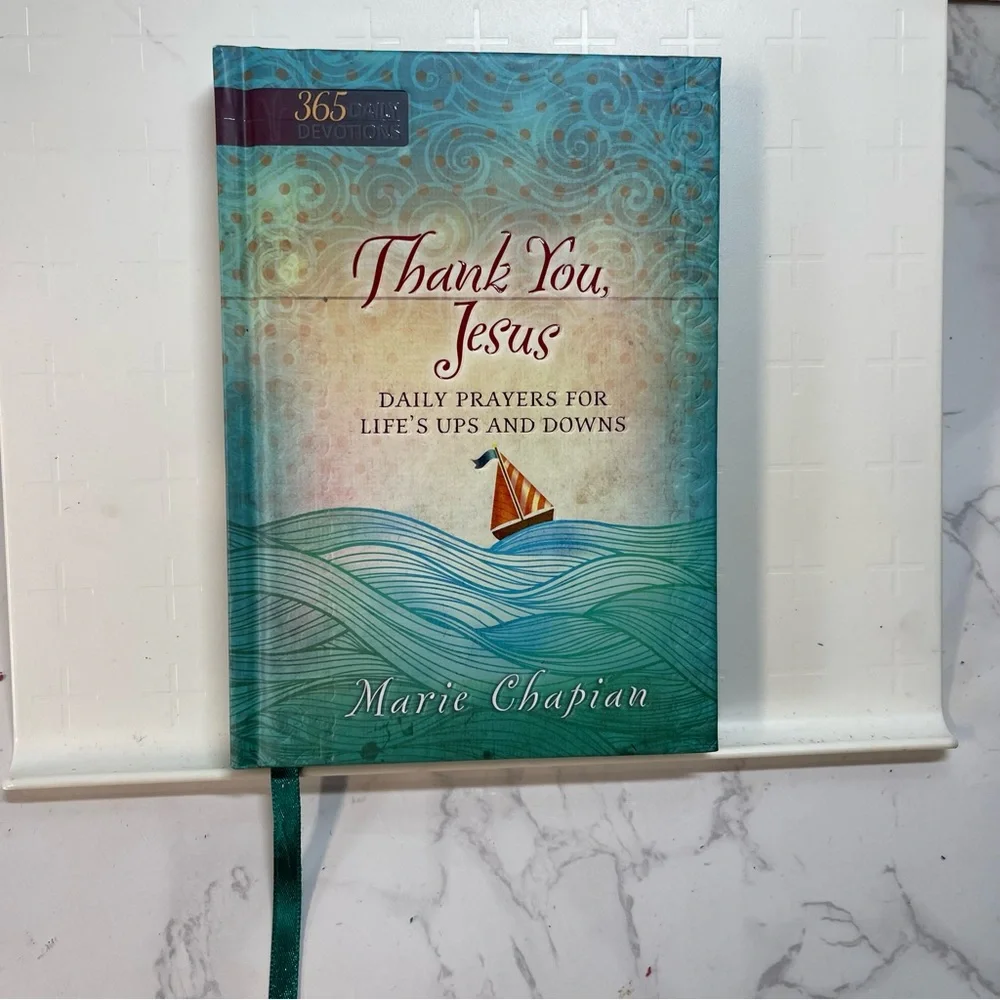 Set of Book- Christian book (Thank you Jesus) and Blue Hawaiian Lanyard